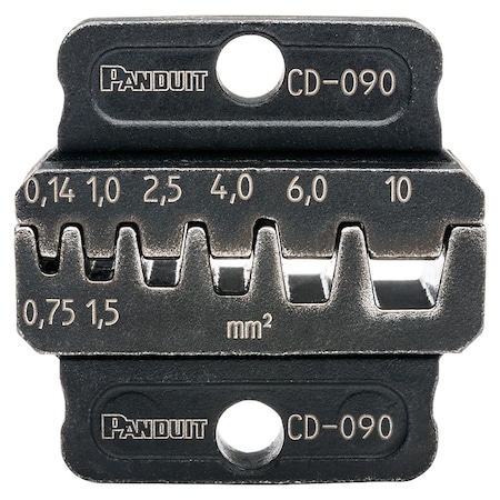 Panduit DIE INSERT USED CT-2500CH CRIMP HEAD FRAME AND CT-2300 MI, CD-090 CD-090
